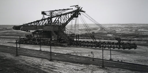 Bucket Chain Excavator, Lignite Mine, Gröbern, Germany