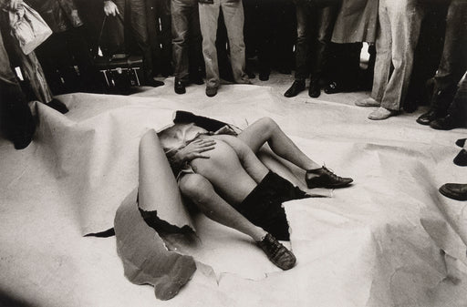 Untitled [Art happening in SoHo, Prince Street, New York City]