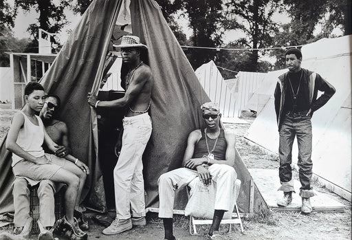 Untitled [Residents relax in Resurrection City, Washington D.C.]