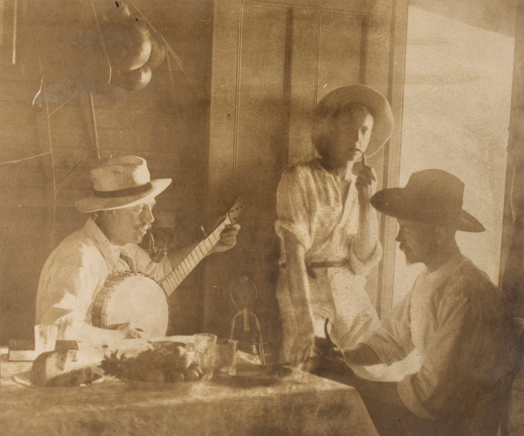 Untitled, [Smoking Pipes with a Banjo]