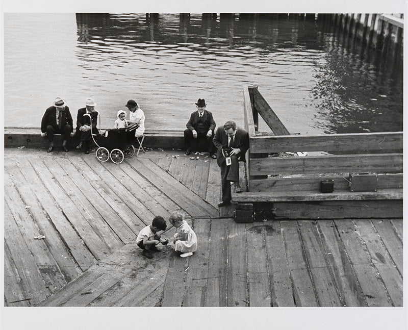 Untitled (Dock on East River, now the U.N. Plaza)