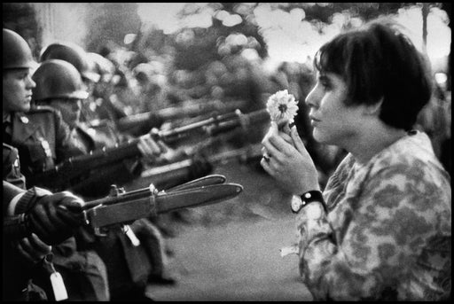 Young Girl Holding a Flower, Demonstration Against the War in Vietnam, Washington D.C.