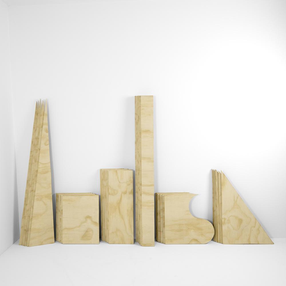 Six Sheets of Plywood, Cut Into 36 - Version 1 - Chris Shepherd