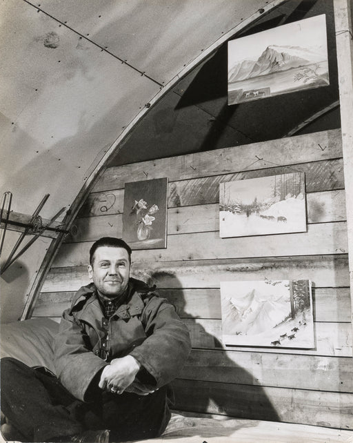 Norman Wells, Truck Driver, Whose Hobby is Painting, Northwest Territories, Canada