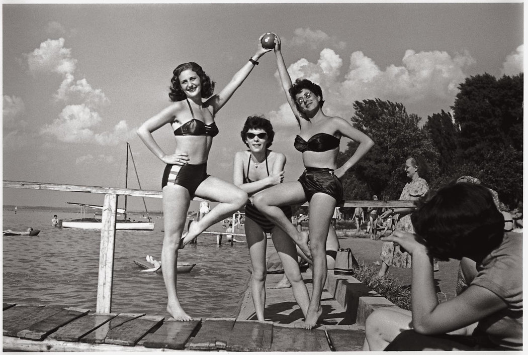 Three women at Lake Balaton