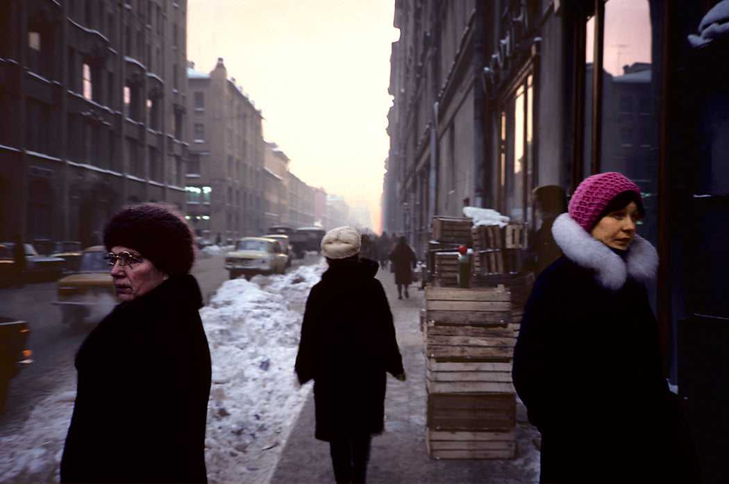 Three Women in Street