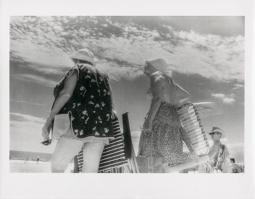 Two Women Walking (vintage print)