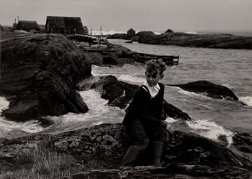 Untitled (boy on rocks), Nova Scotia