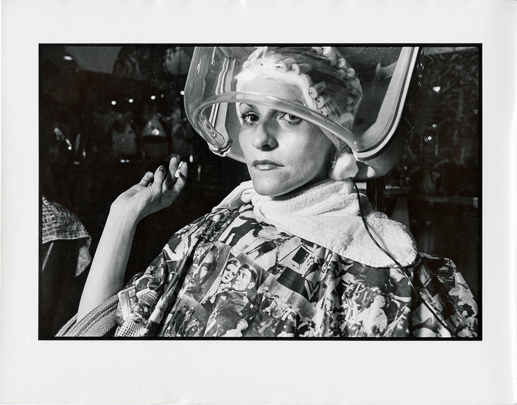 Woman Under Dryer (vintage print)