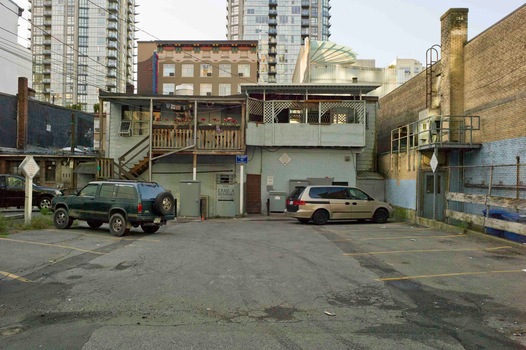 FFOTO-Geoffrey James-Behind Granville Street, Vancouver, British Columbia.