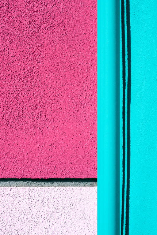 Pink and Turquoise